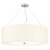 "Suspension avec plaque de plafond en chrome poli Pearce 34"""