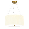 "Suspension avec plaque de plafond en laiton vieilli Pearce 18"""