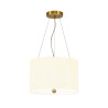"Suspension avec plaque de plafond en laiton vieilli Pearce 14"""
