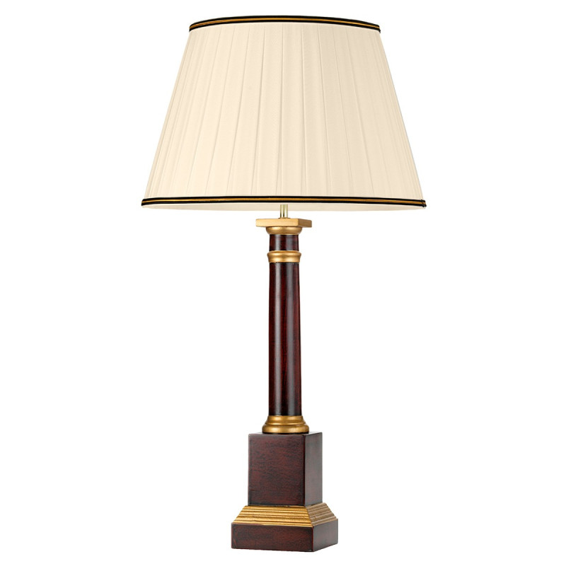 Lampe de table avec abat-jour Grand empire Louviers 1 lumière