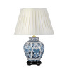 Lampe de table avec abat-jour Grand empire Linyi 1 lumière