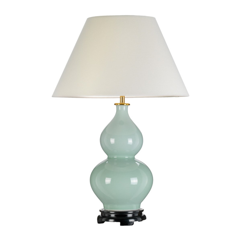 Lampe de table en forme de gourde Grand empire Harbin 1 lumière - Céladon