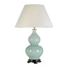 Lampe de table en forme de gourde Grand empire Harbin 1 lumière - Céladon