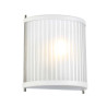 Applique murale Corona 1 lumière - Blanc nickel poli