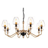 Lustre Armand 8 lumières - Laiton vieilli