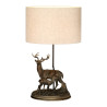 Lampe de table avec abat-jour ovale Amelia 1 lumière