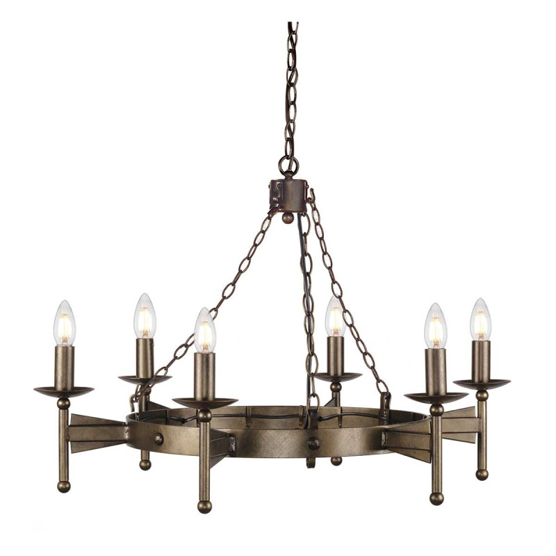 Lustre Cromwell 6 lumières -