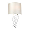 Applique moyenne Curtis 1 lumière - Chrome poli