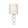 Petite applique murale Clark 1 lumière - Chrome poli