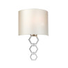 Applique moyenne Clark 1 lumière - Chrome poli