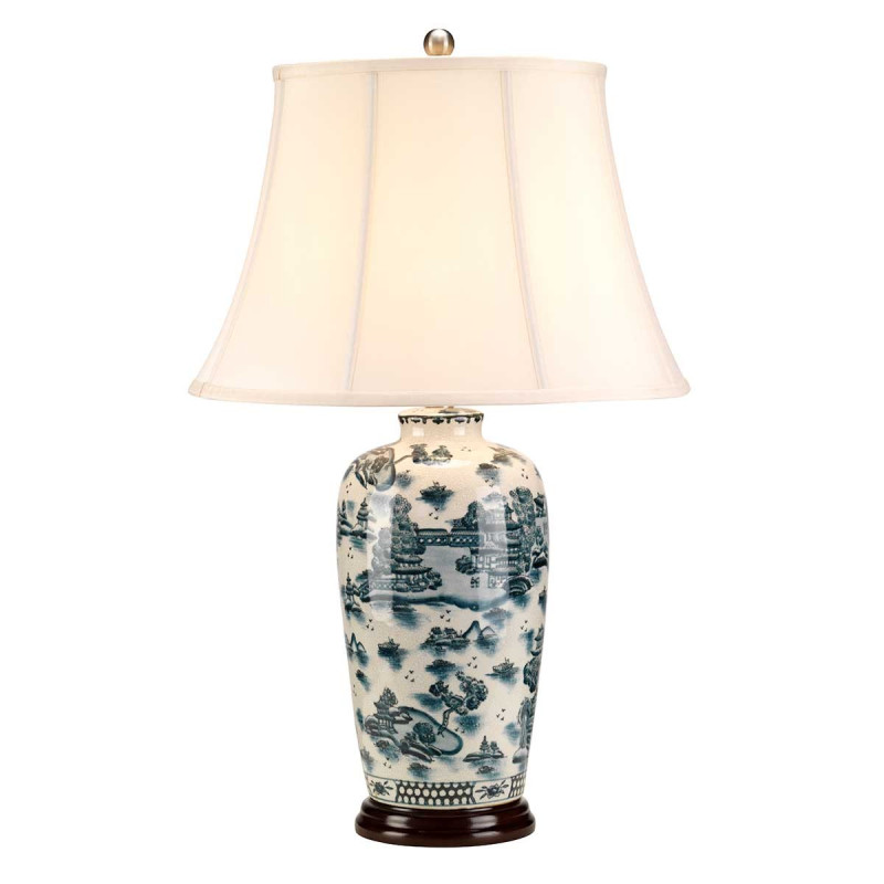 Lampe de table Blue Traditional 1 lumière