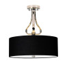 Semi-plafonnier Falmouth 3 lumières - Chrome poli