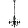 Lustre Artisan 5 lumières - Noir