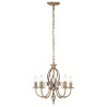 Lustre Artisan 5 lumières - Laiton vieilli