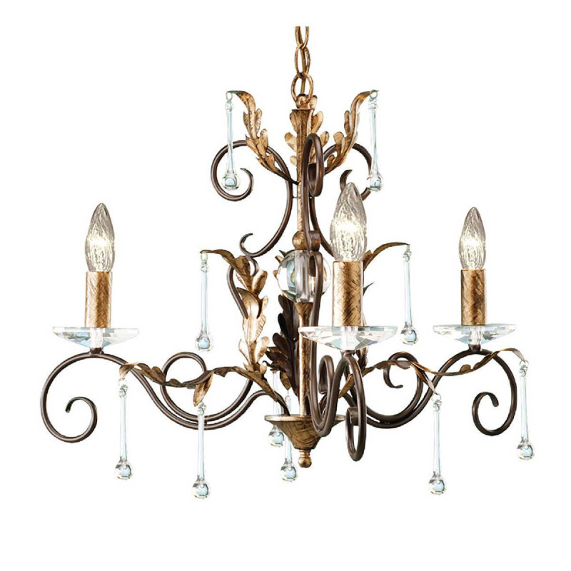 Lustre Amarilli 3 lumières - Bronze/Or