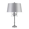 Lampe de table Amarilli 1 lumière - Noir/Argent
