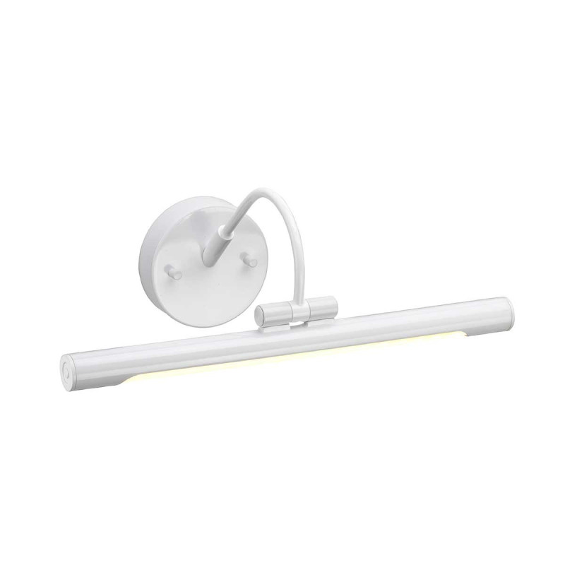 Petite applique LED pour tableau Alton 1 lumière - Blanc