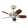 Canfield - 30in / 76cm Fan - Nickel brossé