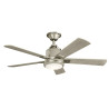 Colerne - 52in / 132cm Fan - Nickel brossé