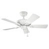 Kevlar - 42in / 107cm Fan - Blanc mat