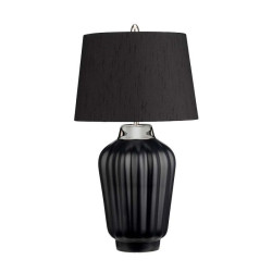 Lampe de table Bexley 1 lumière - Noir et nickel poli Elstead