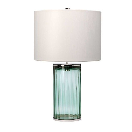 Lampe de table Reno - Vert - Nickel poli Elstead 