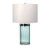 Lampe de table Reno - Vert - Nickel poli Elstead 