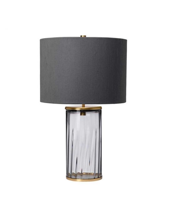 Lampe de table Reno - fumé - Laiton vieilli Elstead