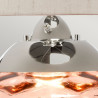 Grande lampe de table Samara - Saumon Elstead
