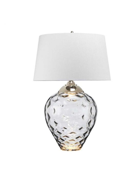 Grande lampe de table Samara - fumé Elstead