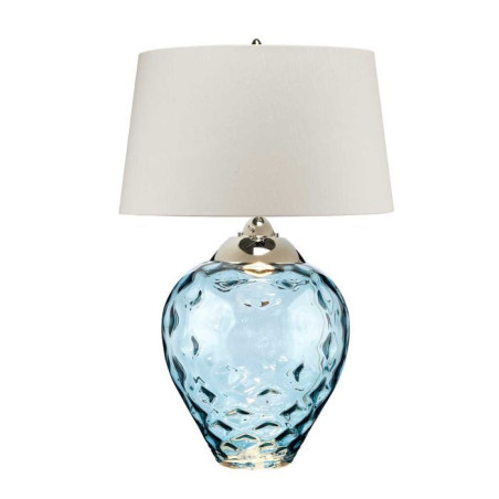 Grande lampe de table Samara - Lumière bleue Elstead