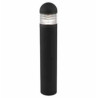 Bronx Outdoor Post- Black Metal & Polycarbonate