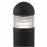Bronx Outdoor Post- Black Metal & Polycarbonate