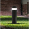 Bronx Outdoor Post- Black Metal & Polycarbonate
