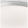 Chester LED Bathroom Flush  -  Acrylic & Silver Metal, IP44