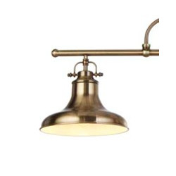 Dallas 3Lt Bar Pendant - Antique Brass Metal