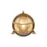 Bulkhead Outdoor Wall/Ceiling Light - Solid Brass & Glass