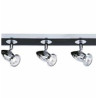 Comet 5Lt Bar Spotlight - Matt Black & Polished Chrome