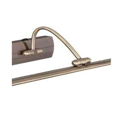 Barcelona  Picture Light - Antique Brass Metal