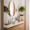 Clamp Wall Light - Gold Metal, Ribbed Clear & Opal Diffuser