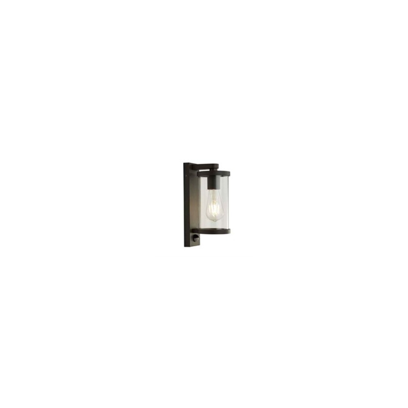 Bakerloo Outdoor Wall Light - Black Metal & Polycarbonate