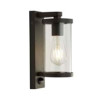 Bakerloo Outdoor Wall Light - Black Metal & Polycarbonate