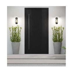 Bakerloo Outdoor Wall Light - Black Metal & Polycarbonate