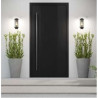 Bakerloo Outdoor Wall Light - Black Metal & Polycarbonate