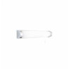 Poplar  2Lt Wall Light - Chrome Metal & Opal Glass