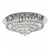 Hanna 8Lt Flush  - Chrome Metal & Clear Crystal