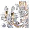 Marie Therese 30Lt Chandelier-Polished Brass & Clear Crystal