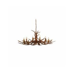 Stag 12Lt Pendant - Brown...