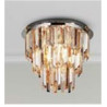 Clarissa 5Lt Flush - Chrome & Clear, Smoked & Amber Glass