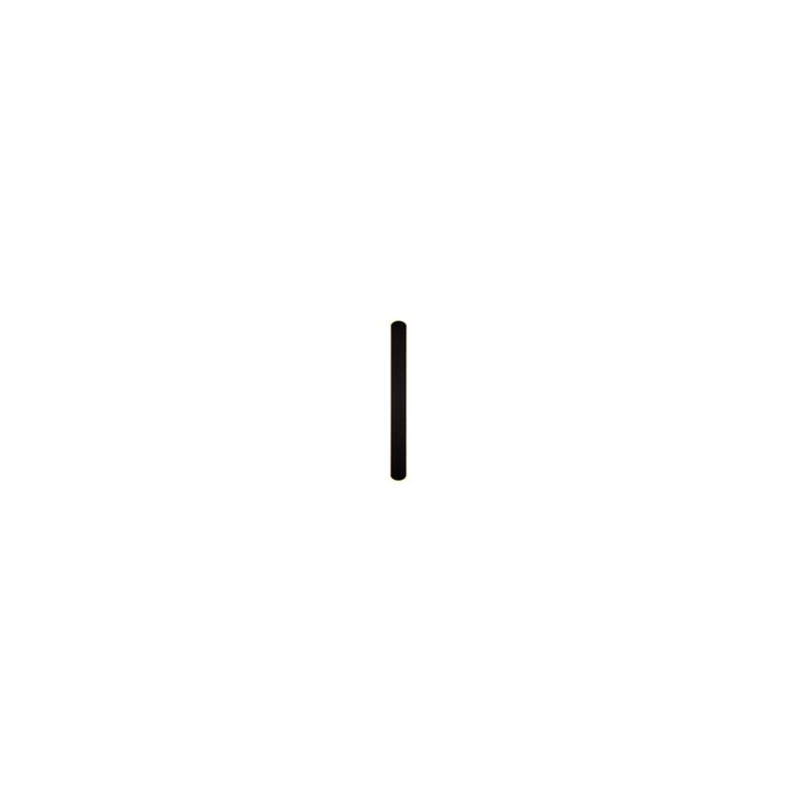Bordo Oval LED Outdoor Wall Light, Length 900mm, Black